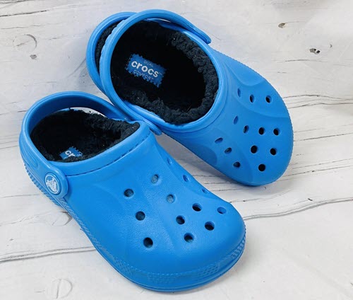 cleaning furry crocs without damage