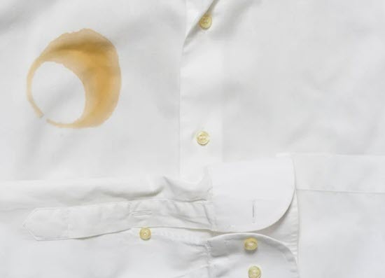 bleach stain on white clothing