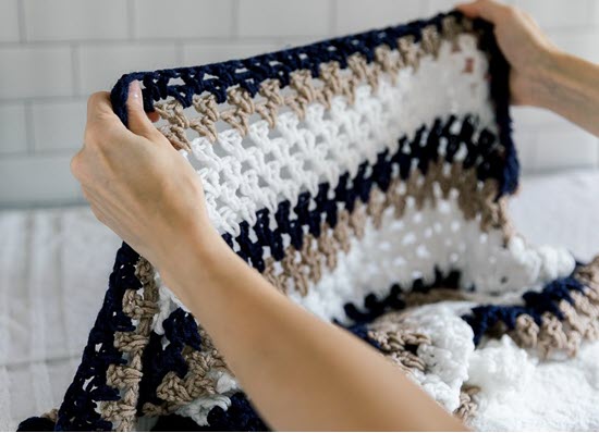 special tips for washing a crochet blanket