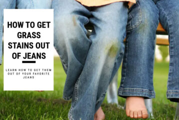 learn how to get grass stains out of jeans