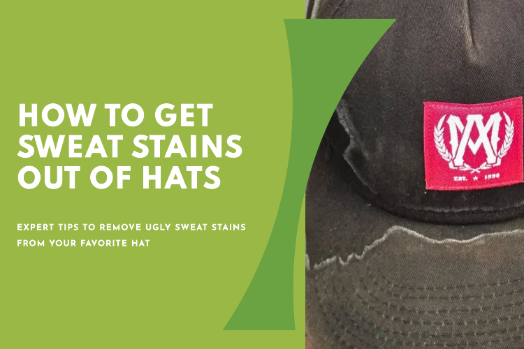 learn how to get sweat stains out of hats
